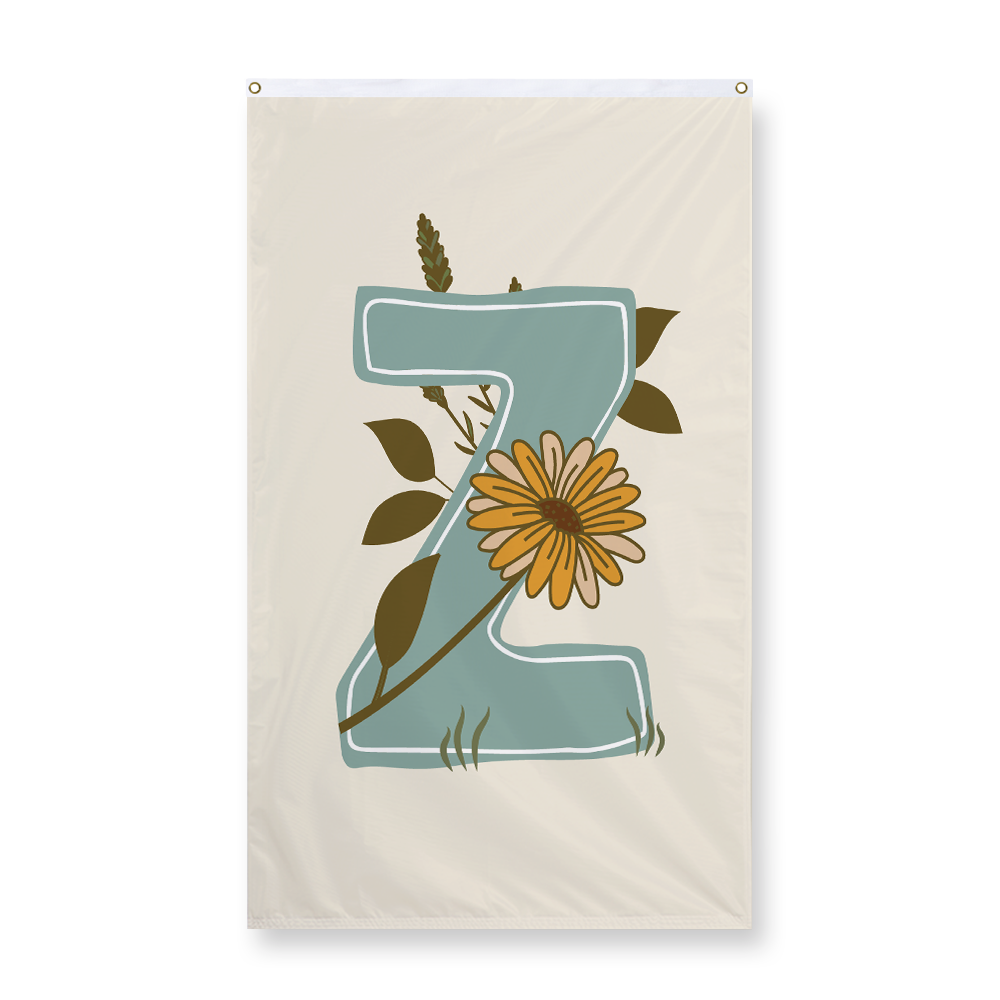 vintage-floral-letter-z-display-flag