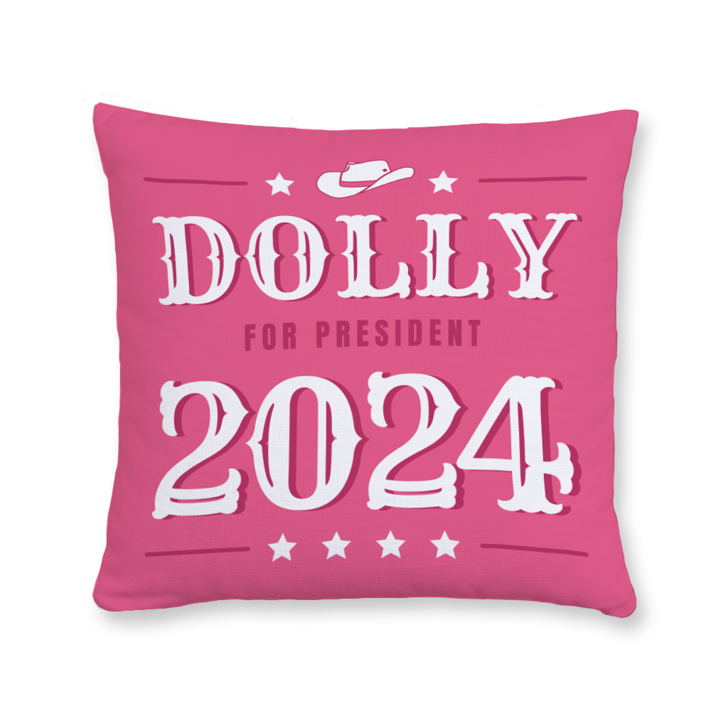 vote-for-dolly-throw-pillow