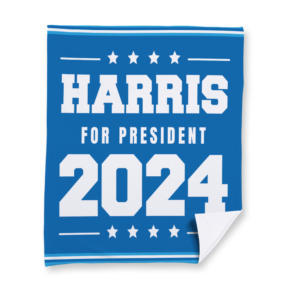 vote-for-harris-blanket-fleece