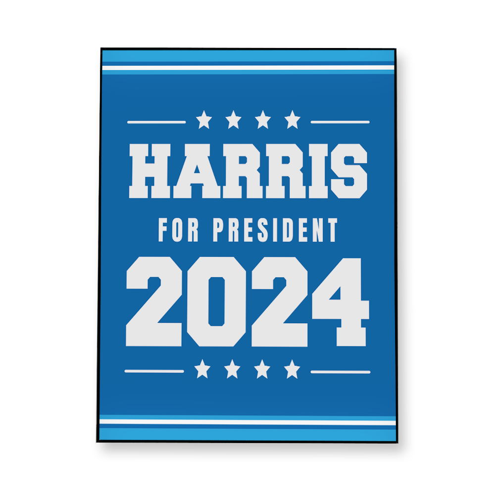 vote-for-harris-fabric-in-a-frame-wall-art