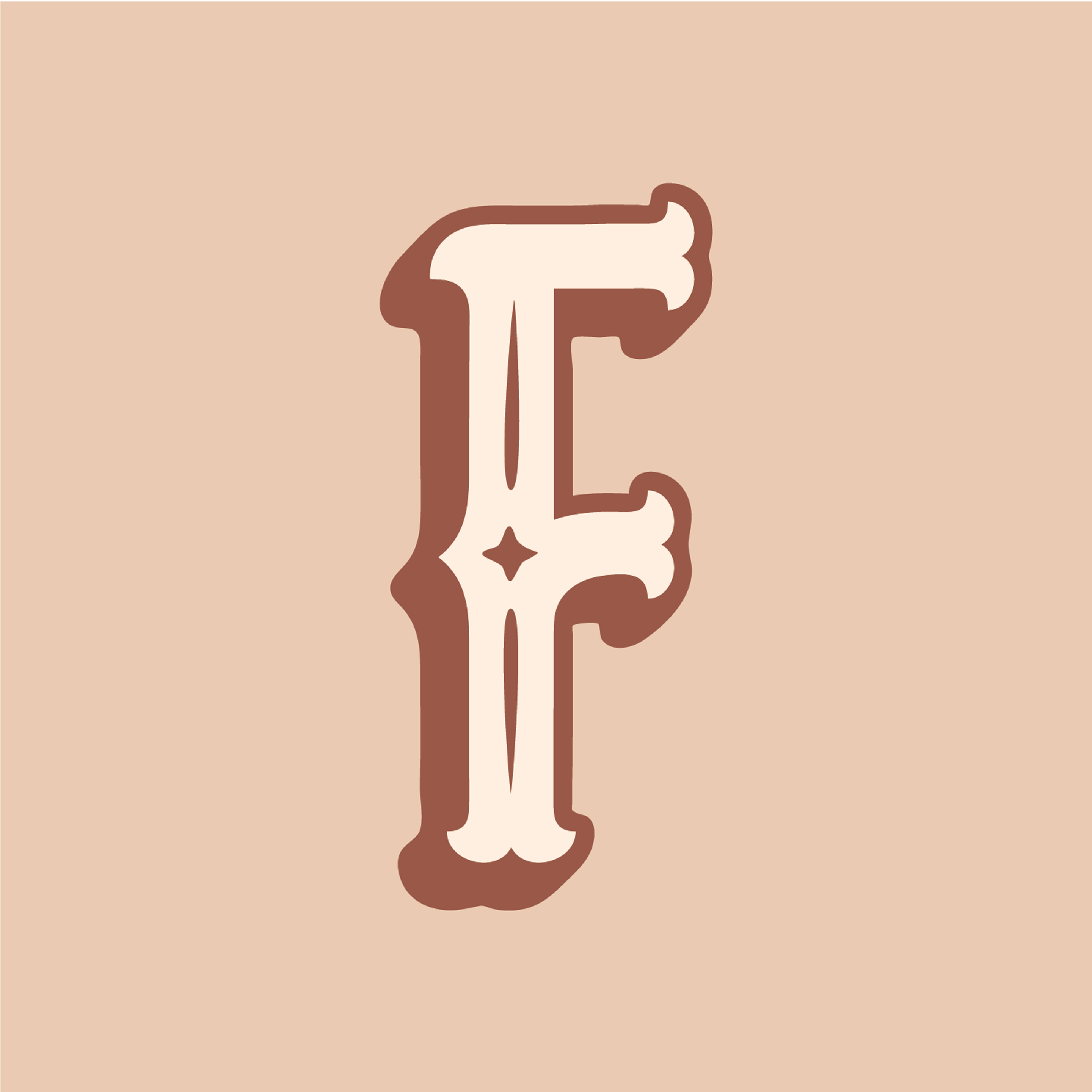western-style-letter-f-design-theme