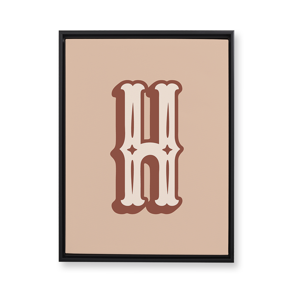 western-style-letter-h-floating-canvas-wall-art