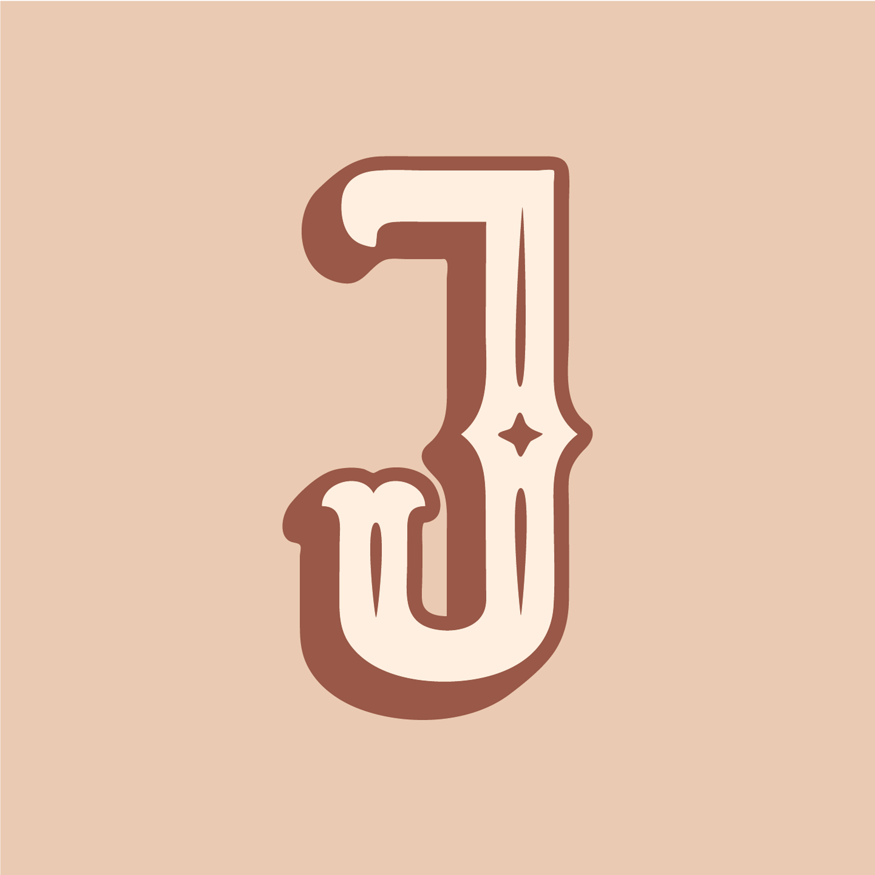 western-style-letter-j-design-theme