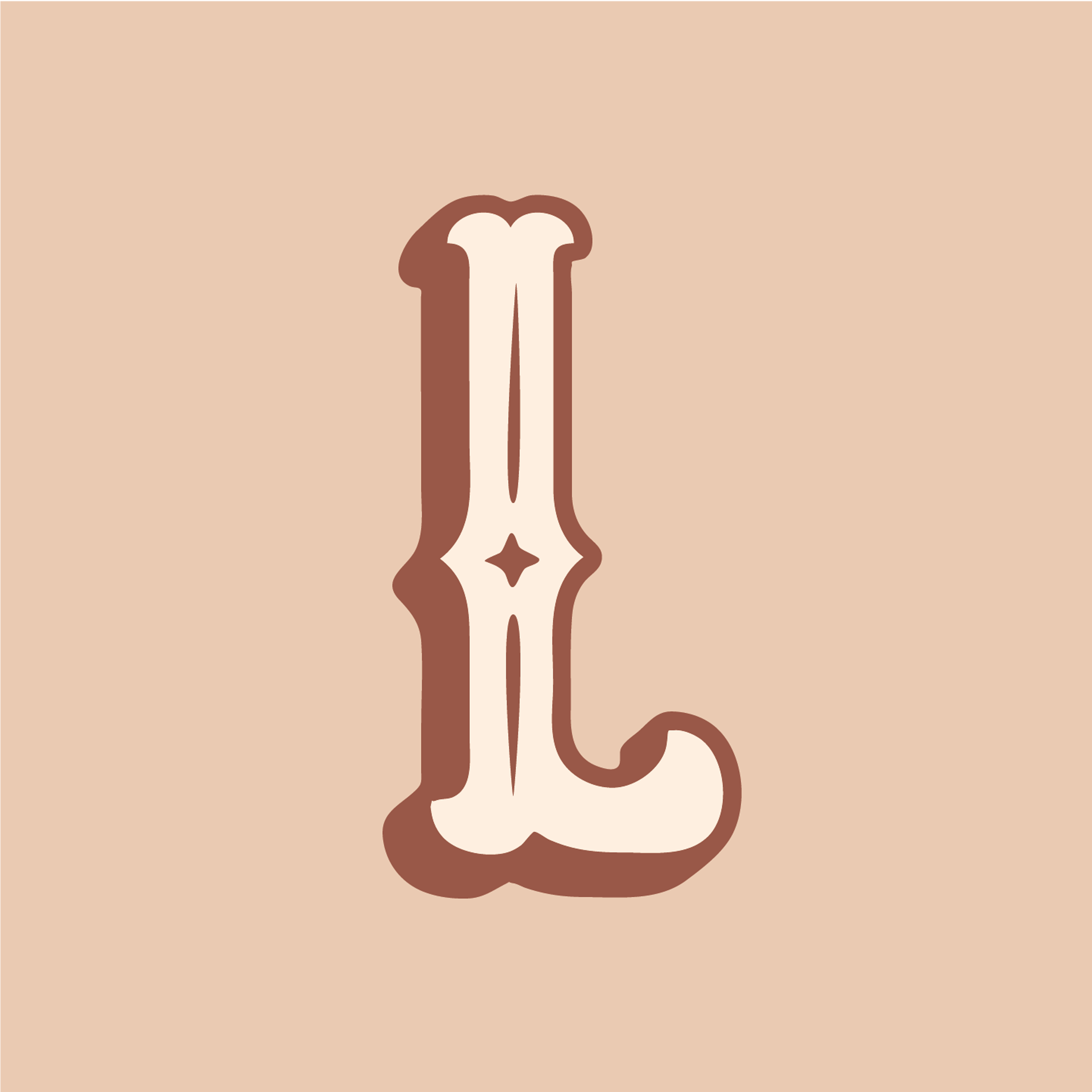 western-style-letter-l-design-theme