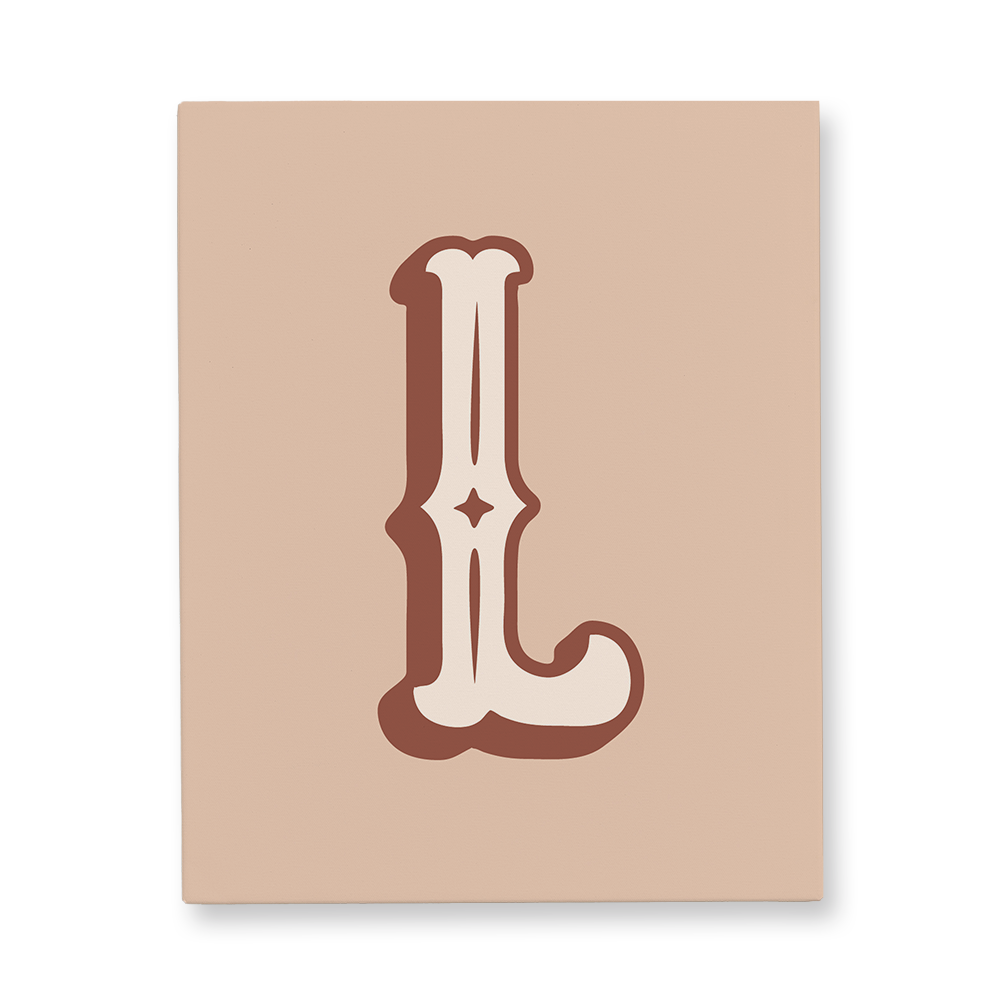 western-style-letter-l-canvas-wall-art