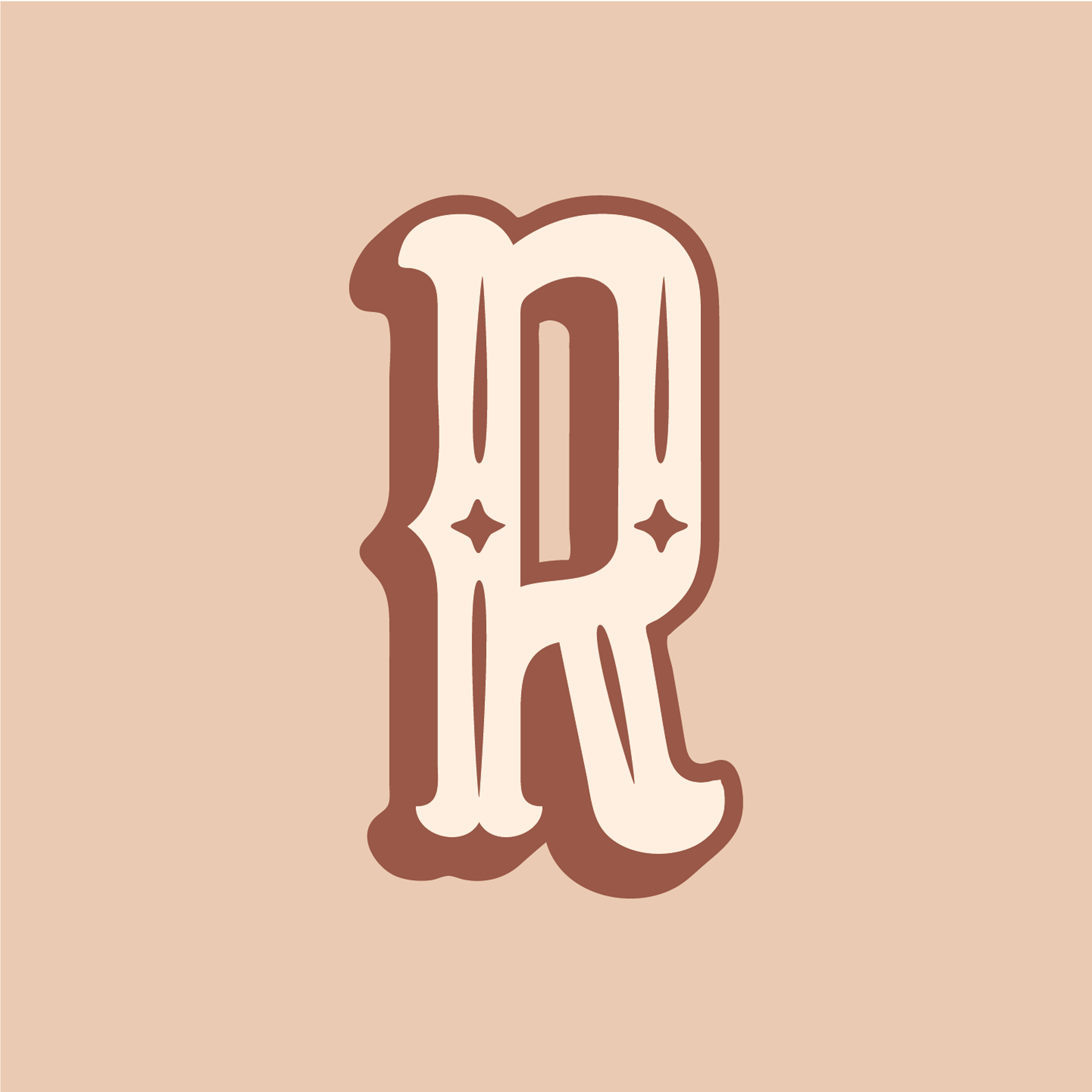 western-style-letter-r-design-theme