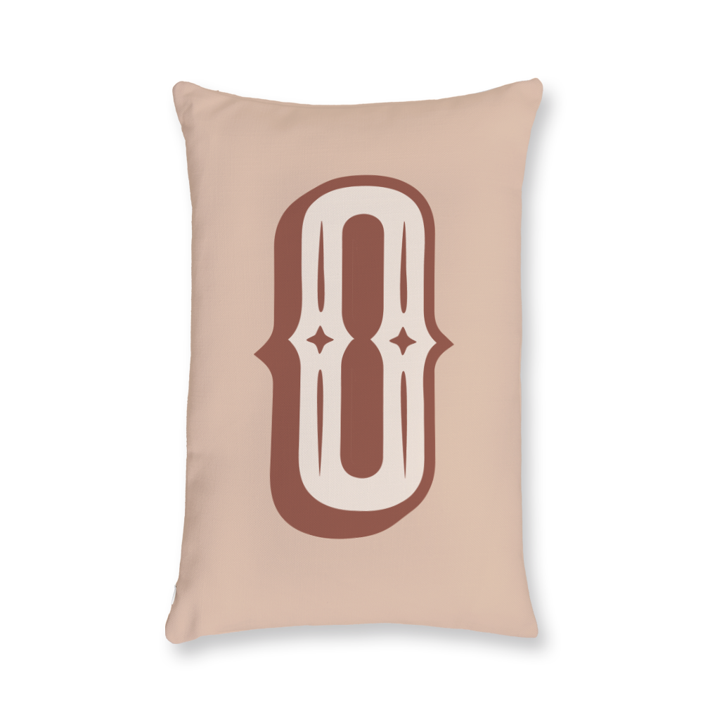 western-style-number-0-throw-pillow