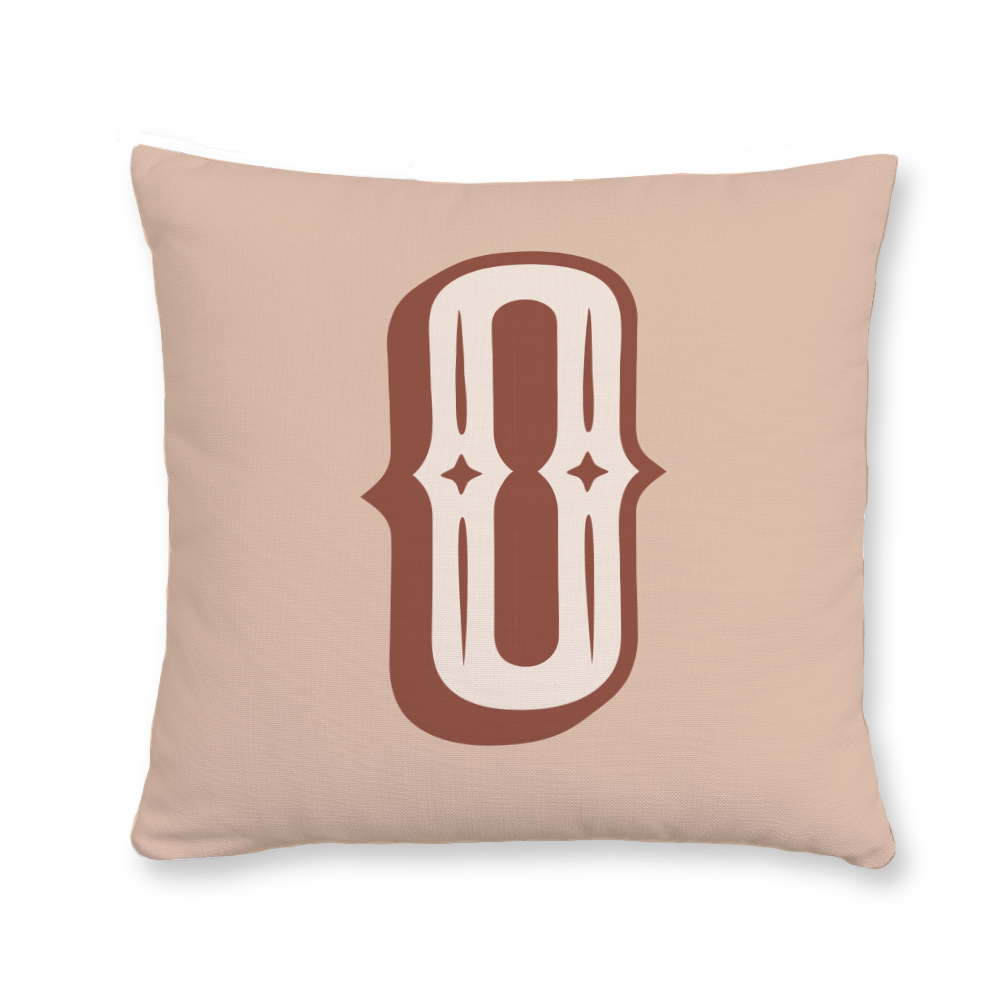 western-style-number-0-throw-pillow