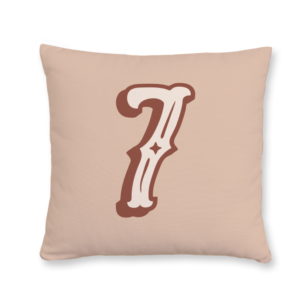 western-style-number-7-throw-pillow