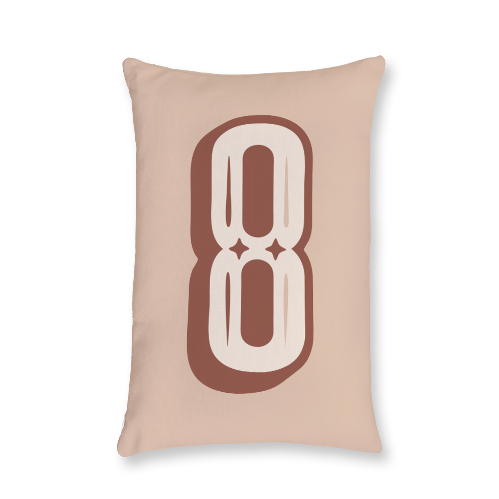 western-style-number-8-throw-pillow