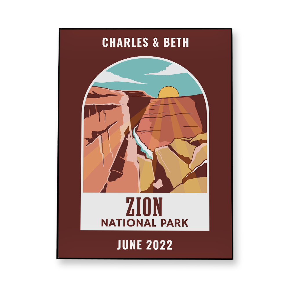 zion-national-park-vacation-fabric-in-a-frame-wall-art